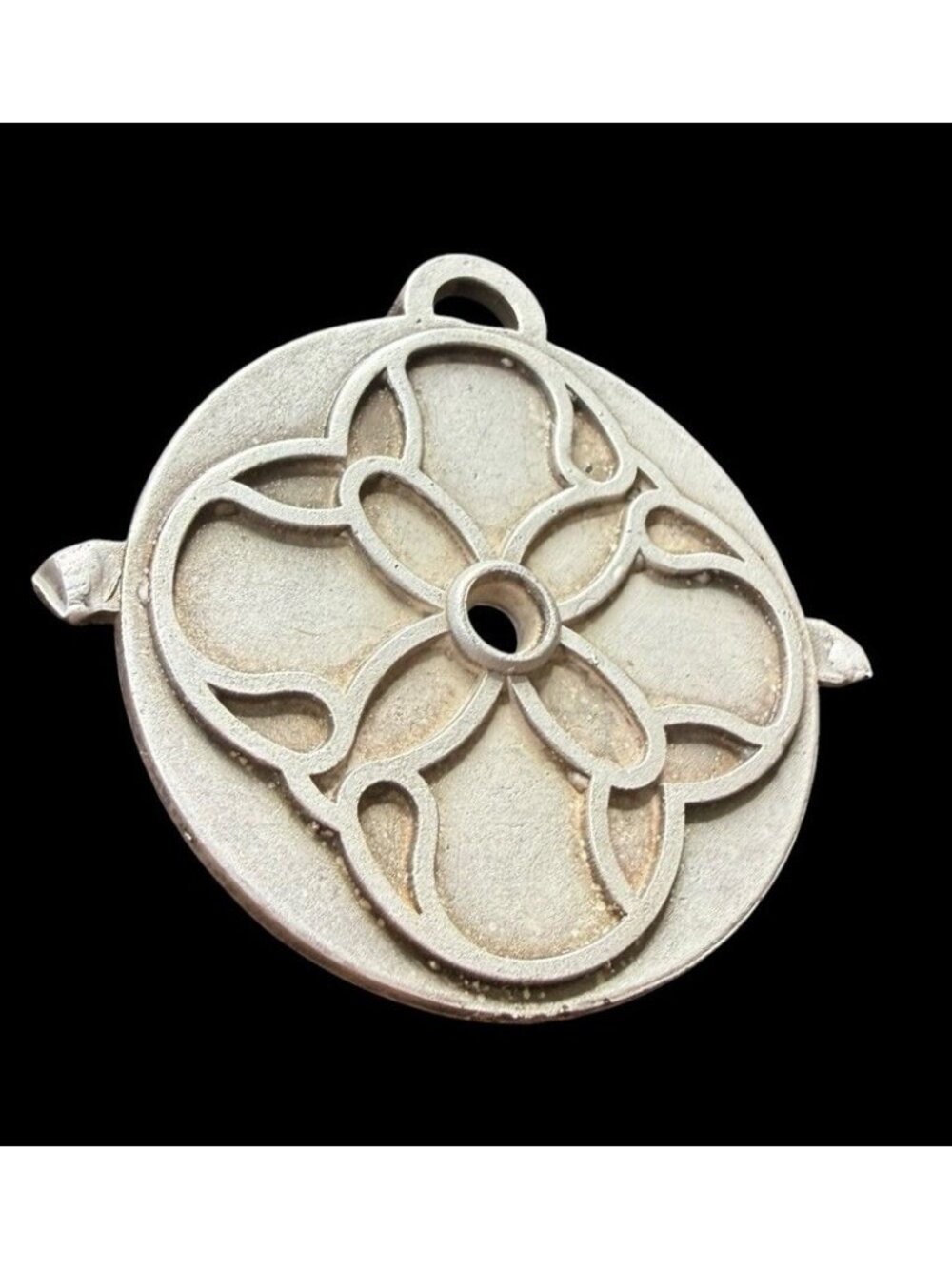 Vintage Elaine Coyne Sterling Silver Modernist Pendant Mid Century Modern 2”